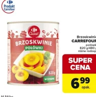 Brzoskwinie połówki Carrefour
