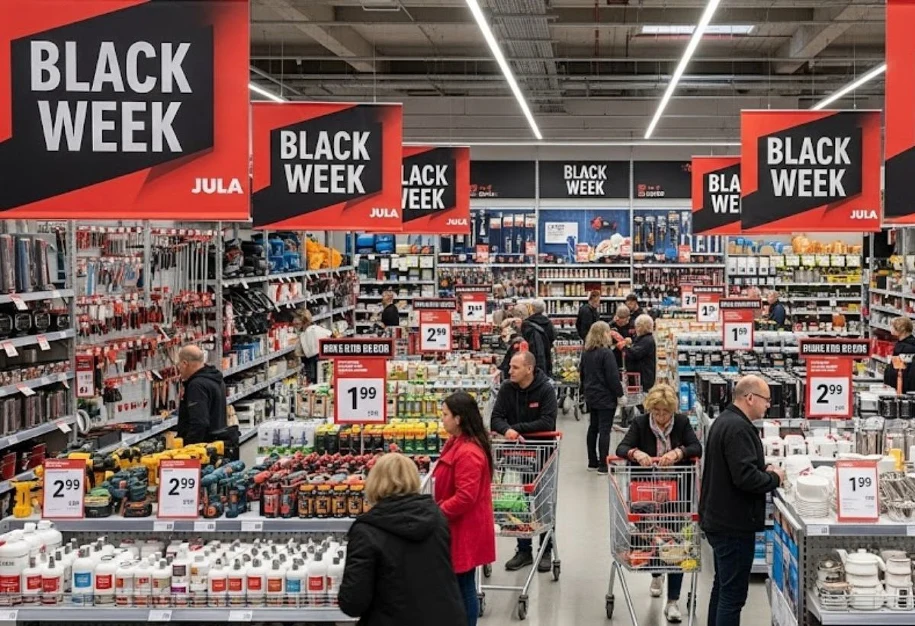 Black Week w Jula - /midjourney