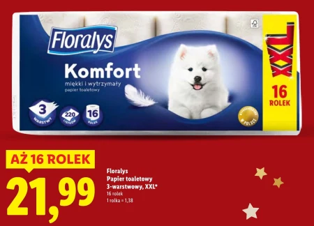 Papier toaletowy Floralys