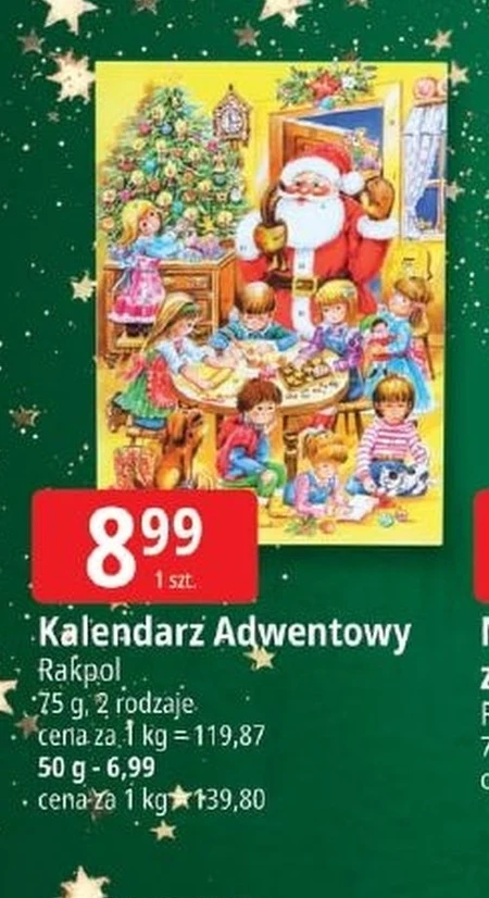 Різдвяний календар Rakpol