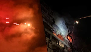 Rosyjskie pociski na ukraińskim niebie. W nocy agresor zaatakował z całą siłą