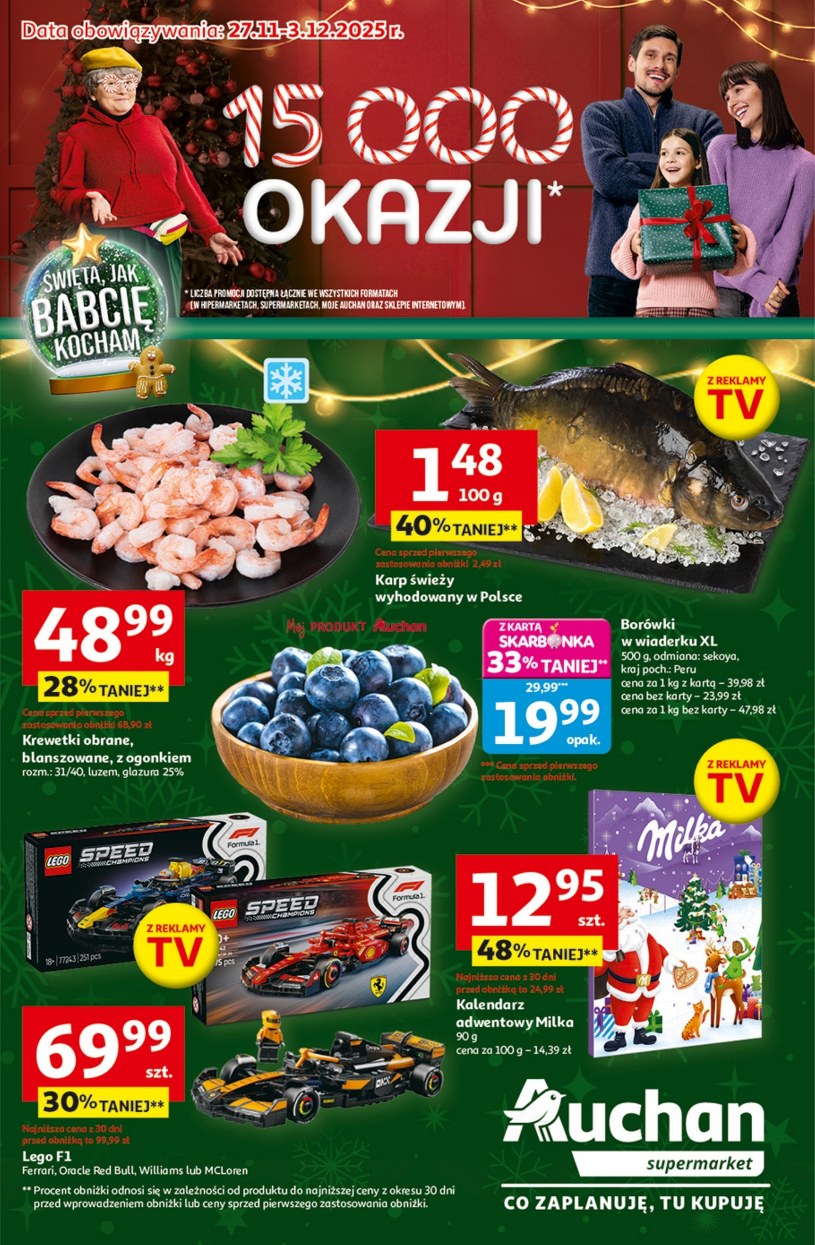 Gazetka promocyjna Auchan Supermarket - wygasła 2 dni temu