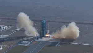 Start misji ratunkowej na stację kosmiczną. Ten statek zabierze astronautów