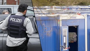 Niemcy. 60-letni Polak spędził cztery dni w domku kontenerowym. Sprawą zajęła się policja. Zdj. ilustracyjne