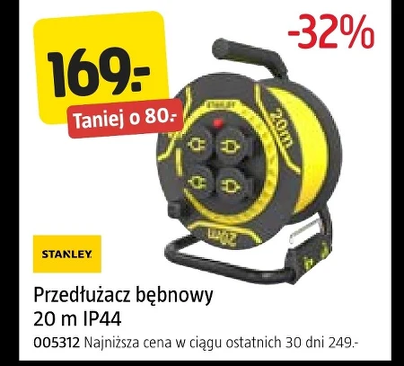 Przedłużacz bębnowy Stanley
