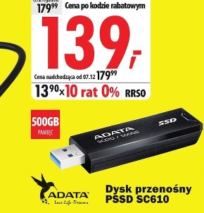 Dysk ssd Adata niska cena