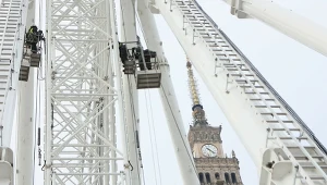 Wdrapał się na nową atrakcję stolicy. Nastoletni Ukrainiec zatrzymany