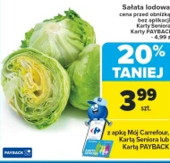 Sałata lodowa Carrefour