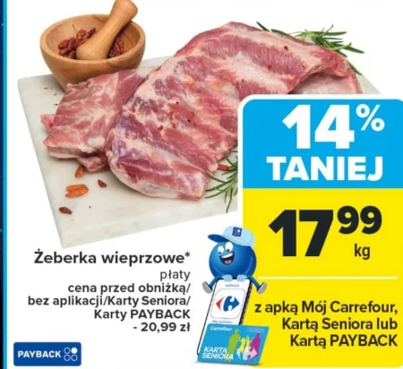 Żeberka wieprzowe Carrefour