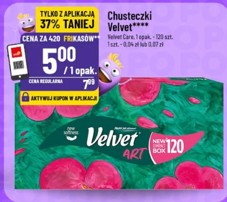 Chusteczki Velvet