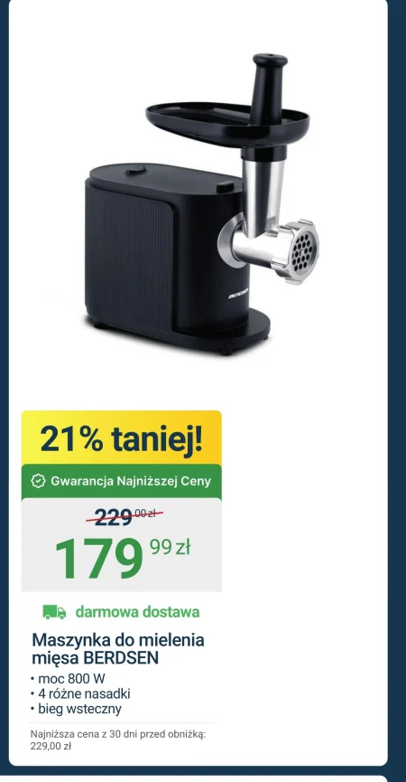 Maszynka do mielenia mięsa Berdsen