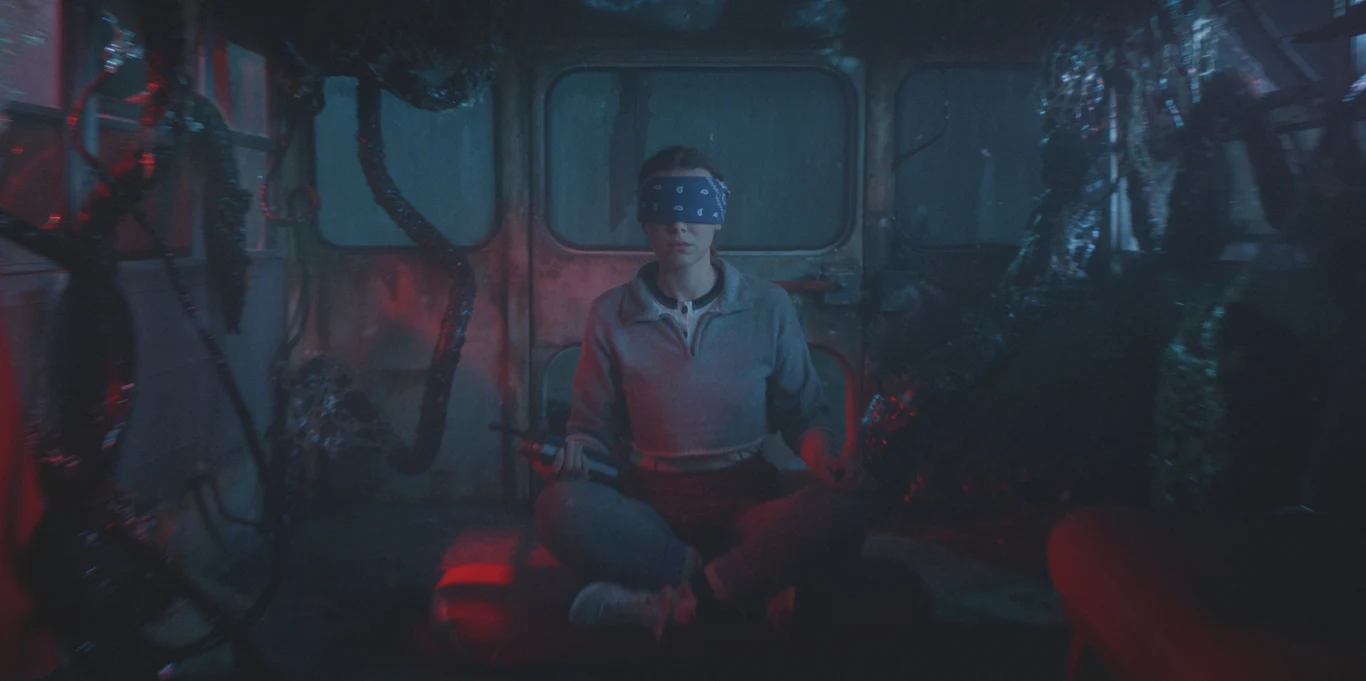 Kadr z piątego sezonu serialu "Stranger Things"