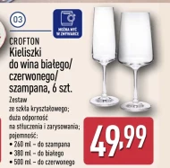 Zestaw kieliszków Crofton