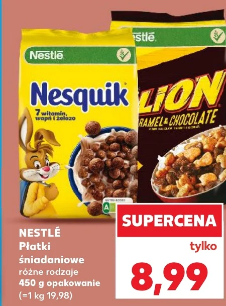 Płatki śniadaniowe Nestle