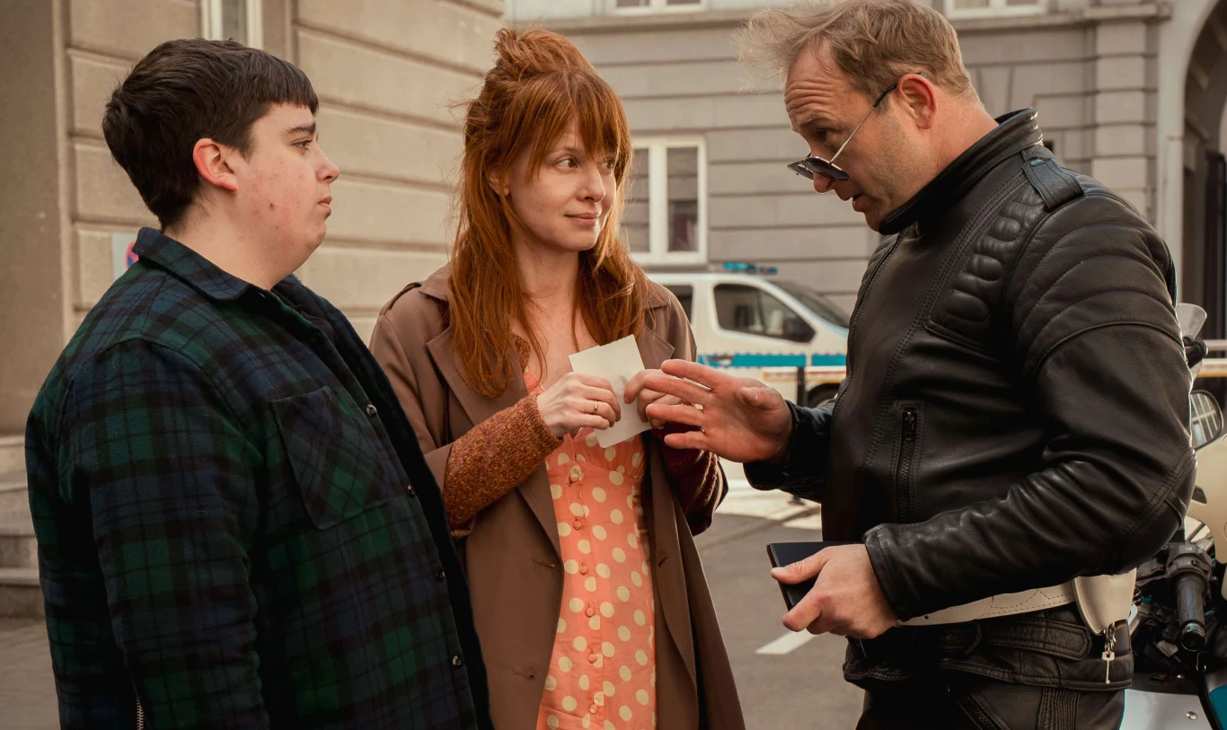 Maciej Karaś, Karolina Gruszka i Borys Szyc na planie filmu "Za duży na bajki 3" Maciej Karaś, Karolina Gruszka i Borys Szyc na planie filmu "Za duży na bajki 3"