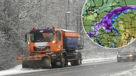 Środa upłynie pod znakiem śnieżyc, które nawiedzą duże obszary od Dolnego Śląska i Opolszczyzny przez centrum po Warmię i Mazury. Miejscami spadnie do około 25 cm śniegu