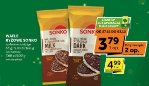 Wafle ryżowe Sonko niska cena