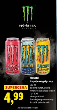 Napój energetyczny Monster