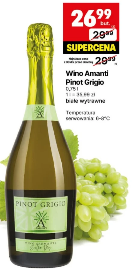 Сухе вино Pinot Grigio