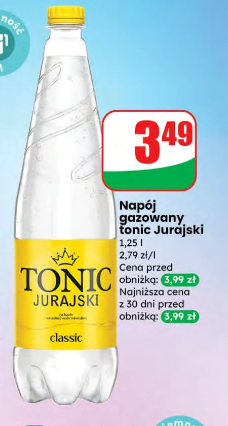 Napój gazowany Tonic