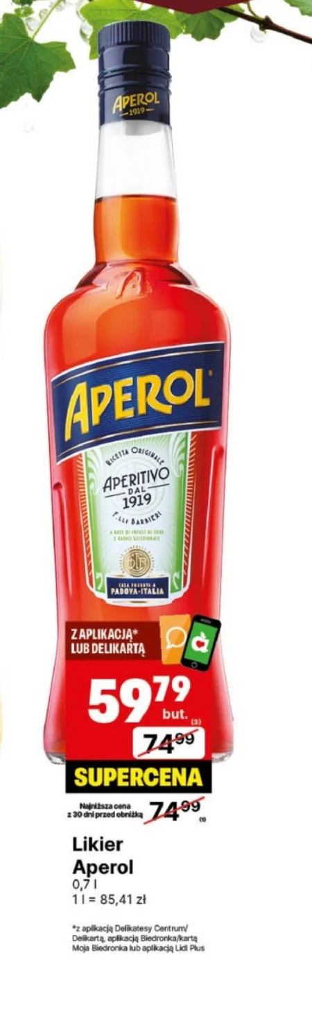 Лікер Aperol