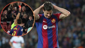Robert Lewandowski był świadkiem przykrych scen. La Liga ogłosiła zawieszenie