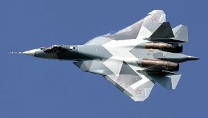 Potężne Su-57 nad Ukrainą. "Skuteczniejsze w walce od F-35 i F-22"
