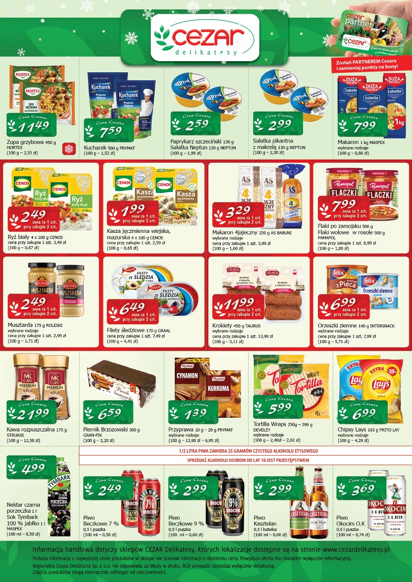 Gazetka: Świąteczna oferta w Delikatesy CEZAR - strona 2