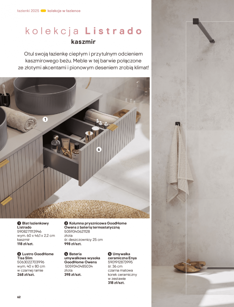 Gazetka: Łazienki 2025 - Castorama - strona 62