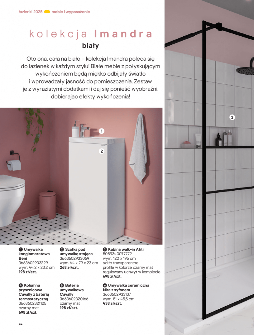 Gazetka: Łazienki 2025 - Castorama - strona 74