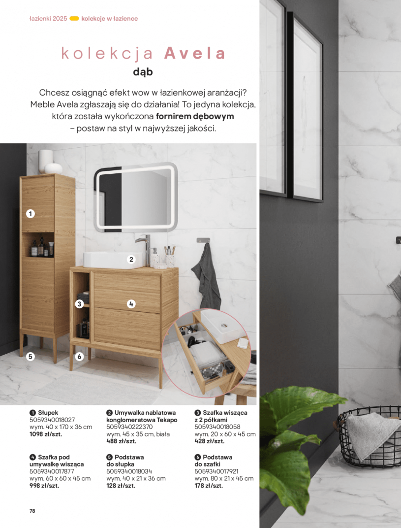 Gazetka: Łazienki 2025 - Castorama - strona 78