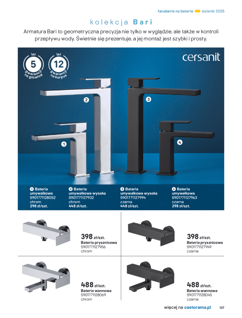 Gazetka: Łazienki 2025 - Castorama - strona 137