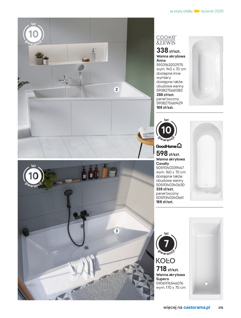 Gazetka: Łazienki 2025 - Castorama - strona 215