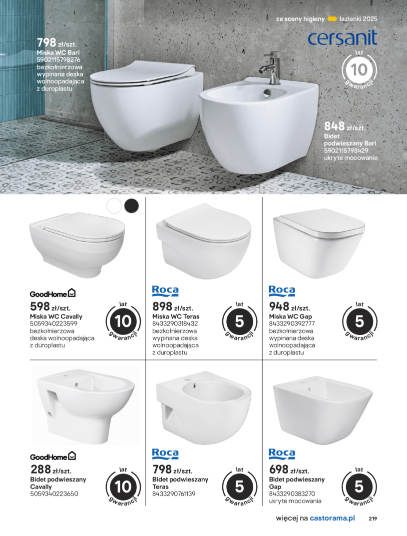 Gazetka: Łazienki 2025 - Castorama - strona 219