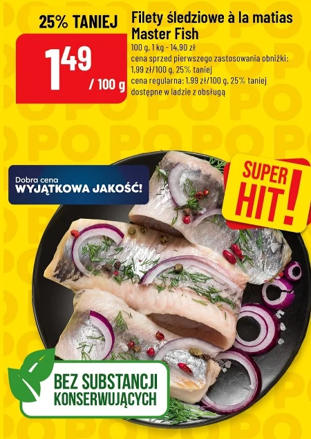 Filety śledziowe Master Fish