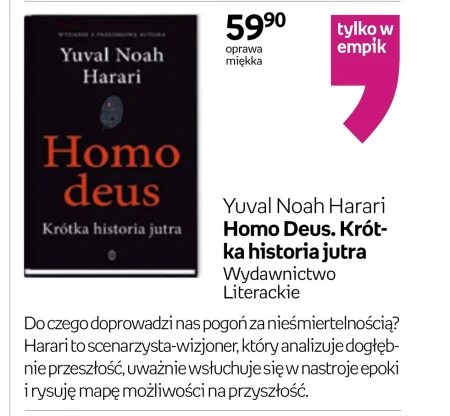Książka Yuval Noah Harari