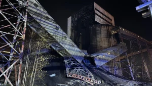 Nocna akcja służb w Kopalni Budryk. Zawalił się zbiornik na węgiel