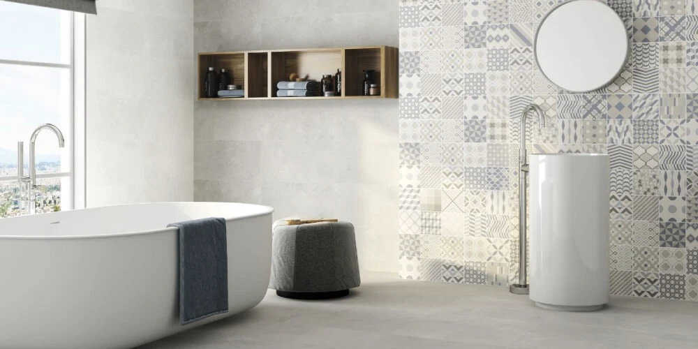 Płytki o klasycznych wymiarach, daje możliwość precyzyjnego wykończenia