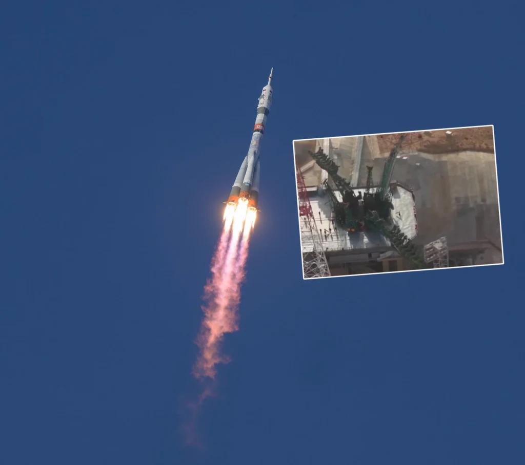 Awaria podczas startu rosyjskiej rakiety kosmicznej Awaria podczas startu rosyjskiej rakiety