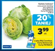 Sałata lodowa Carrefour