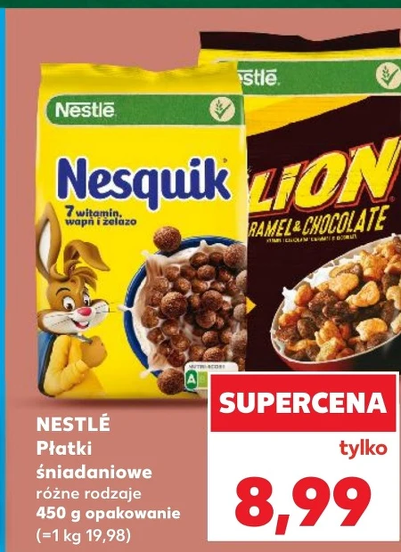 Płatki śniadaniowe Nestle