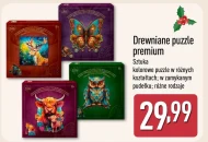 Puzzle drewniane Premium
