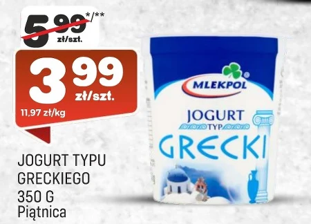 Jogurt typu greckiego Mlekpol