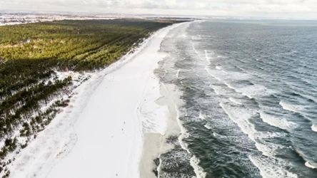 Widok jak z bajki. Czy w tym roku też będziemy mogli podziwiać lodową plażę? 