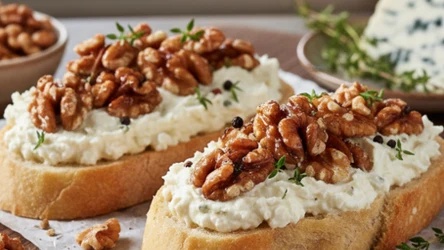 ​Serowo-orzechowa ciabatta – francusko-włoskie połączenie w przekąsce według Jurka Sobieniaka