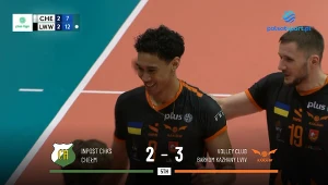 Lorenzo Pope rządzi na siatce! Dwa pojedyncze bloki w meczu ChKS – Barkom[WIDEO]