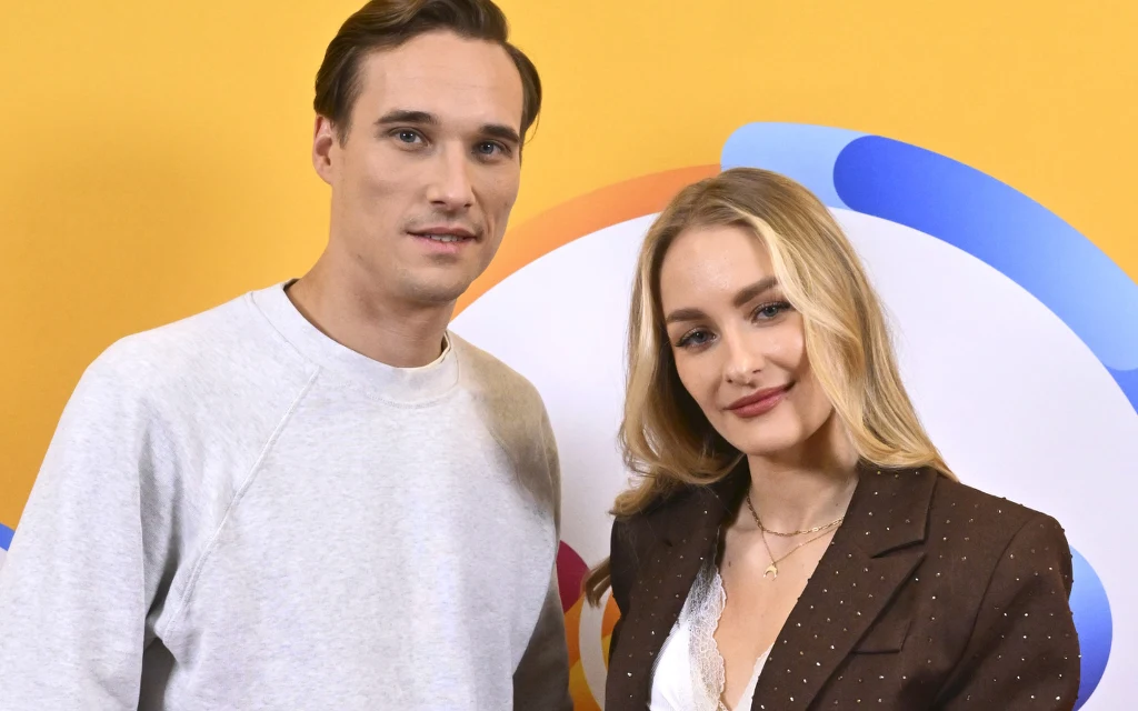 Sara Janicka i Maurycy Popiel w "halo tu polsat"