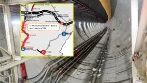 3,5 metra dziennie. Tak ważąca 4400 ton maszyna drąży tunel na S19