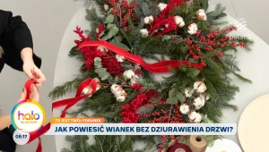 Zrób to sam(a) - świąteczny wieniec na drzwi