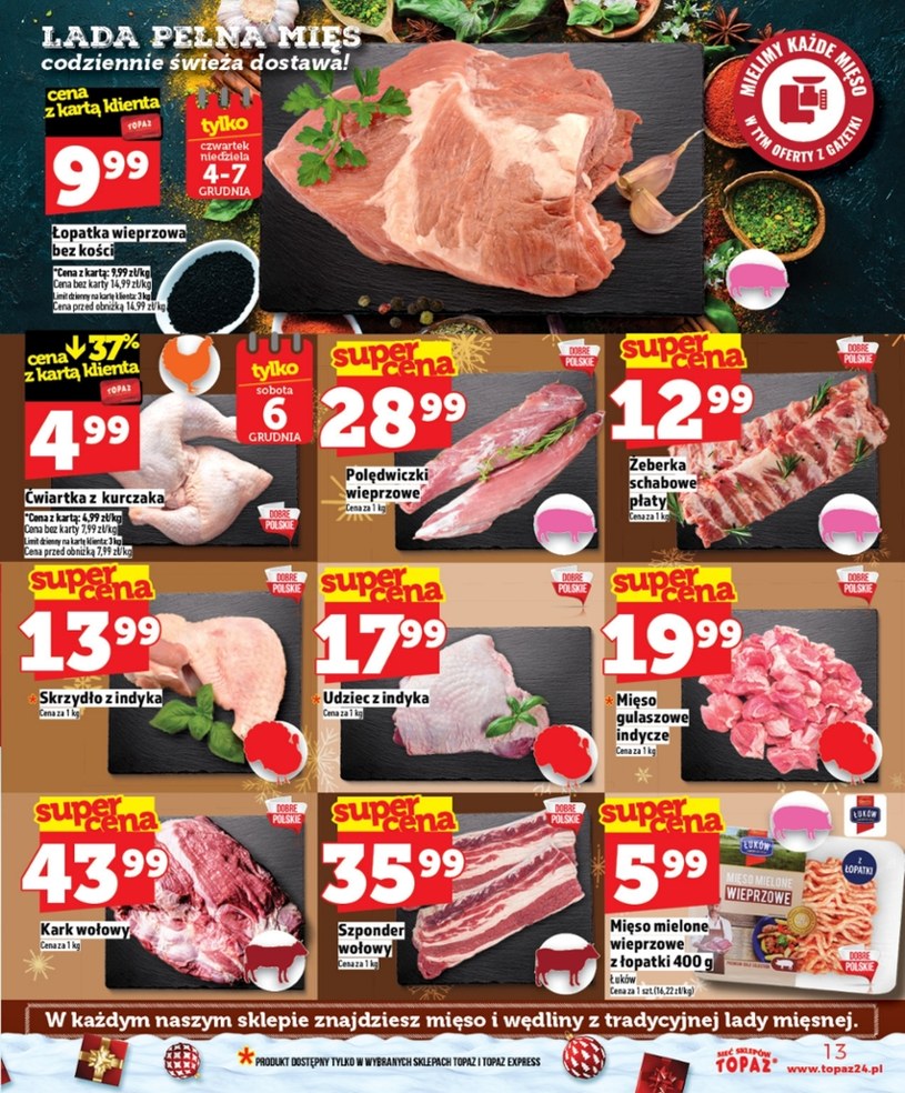 Gazetka: Magia świąt w supercenach - Topaz - strona 13